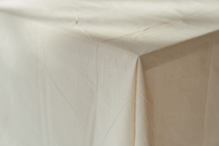 Thin lightweight Turkish cotton towels folded flat